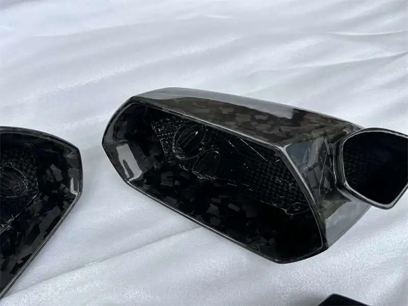 Forged Dry Carbon Replacement Mirrors for Huracan LP600 LP610 LP620 2014+ Mirror Cover Rearview Sider Mirrorcaps